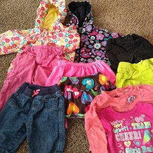18 months girls clothes lot Name brand